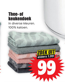 Aanbieding: Thee- of keukendoek