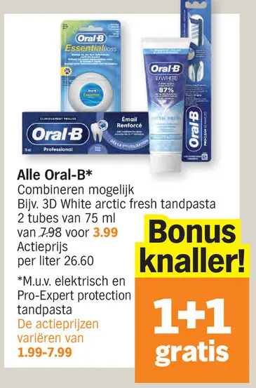 Promotie: Alle Oral-B