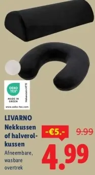 Aanbieding: Nekkussen of halfrolkussen