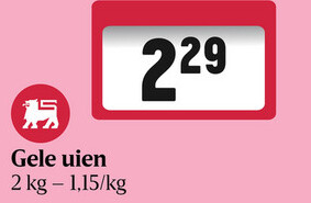 Aanbieding: Gele uien