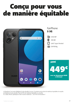 Offre: FairPhone 5 5G