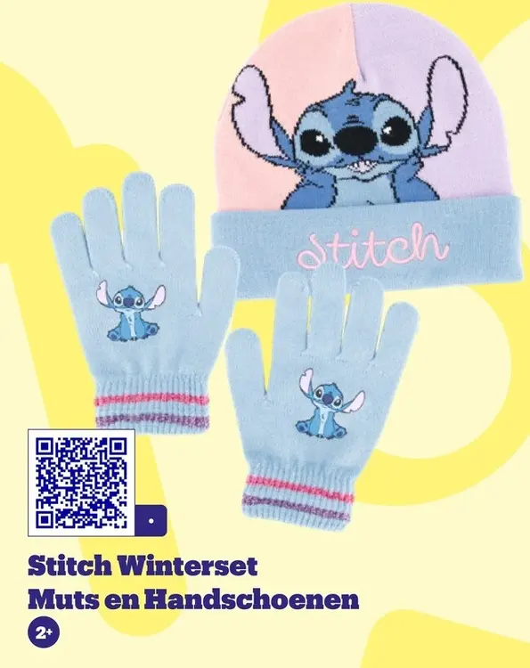 Promotie: Stitch Winterset Muts en Handschoenen