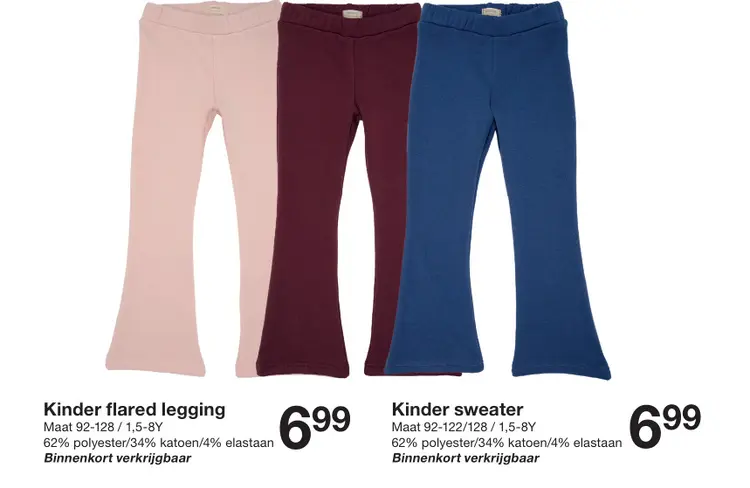 Aanbieding: Kinder flared legging