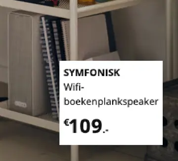 Aanbieding: SYMFONISK Wifi-boekenplankspeaker