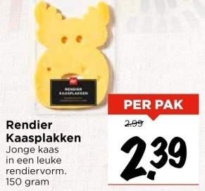 Aanbieding: Rendier Kaasplakken