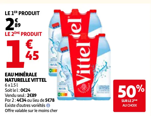 Promotie: Eau minérale naturelle