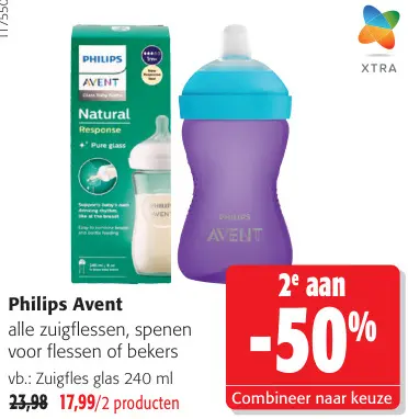 Promotie: Zuigflessen, spenen voor flessen of bekers
