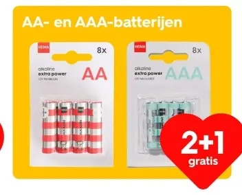 Aanbieding: AA- en AAA-batterijen