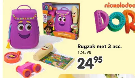 Aanbieding: Rugzak met 3 acc.