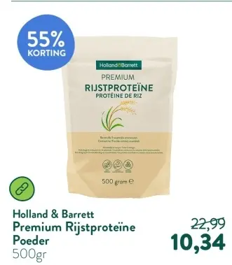 Aanbieding: Premium Rijstproteïne Poeder