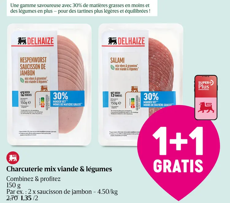 Offre: Charcuterie mix viande & légumes