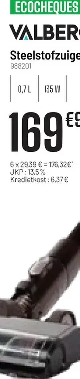 Promotie: Steelstofzuiger
