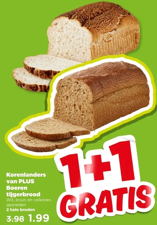 Aanbieding: Korenlanders Boeren tijgerbrood