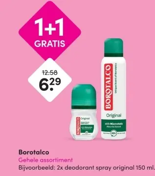 Aanbieding: Borotalco Gehele assortiment