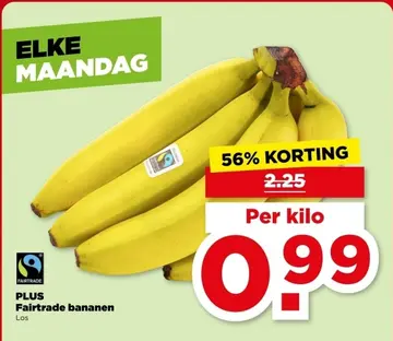 Aanbieding: Fairtrade bananen
