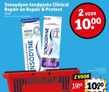 Aanbieding: Sensodyne tandpasta Clinical Repair en Repair