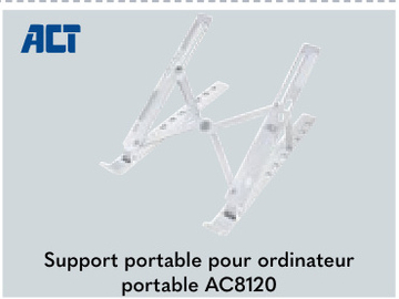 Aanbieding: Support portable pour ordinateur portable AC8