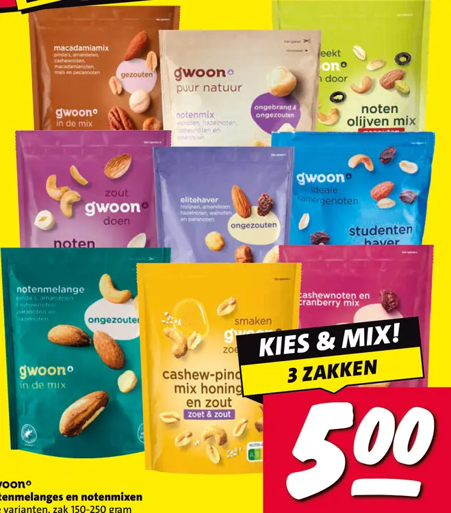 Aanbieding: Notenmelanges en notenmixen