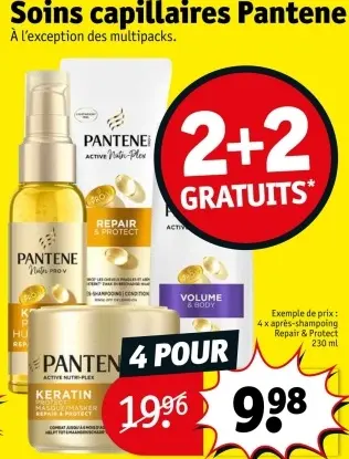 Offre: Soins capillaires Pantene