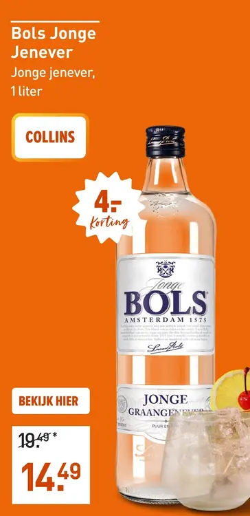 Aanbieding: Bols Jonge Jenever