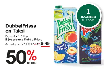 Aanbieding: DubbelFrisss en Taksi