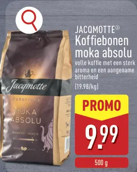 Aanbieding: Koffiebonen moka absolu