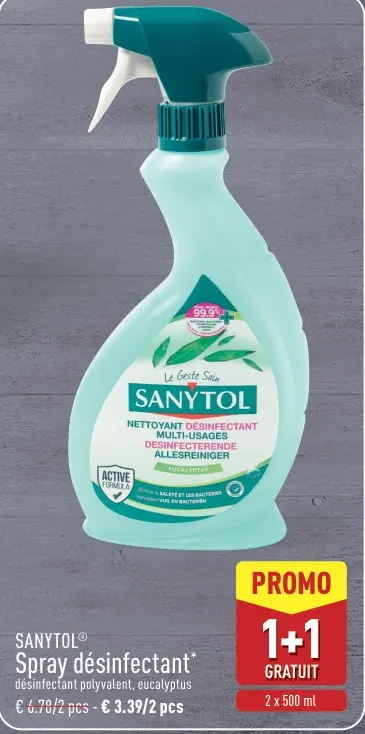 Offre: Spray désinfectant