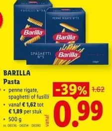 Promotie: Pasta