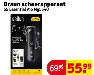 Promotie: scheerapparaat