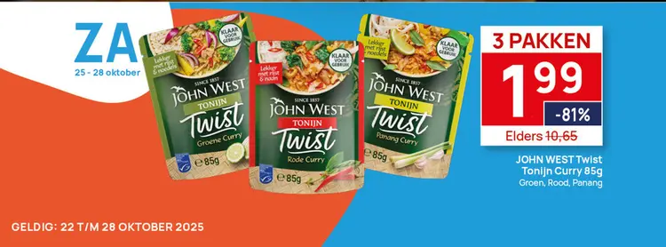 Aanbieding: Twist Tonijn Curry