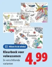 Aanbieding: Kleurboek voor volwassenen