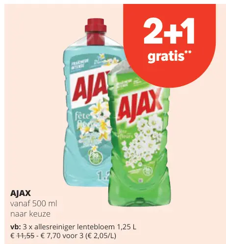 Promotie: AJAX allesreiniger
