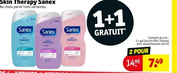 Offre: Skin Therapy Sanex