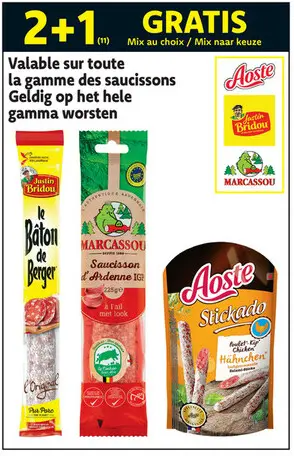 Offre: Saucissons / Worsten