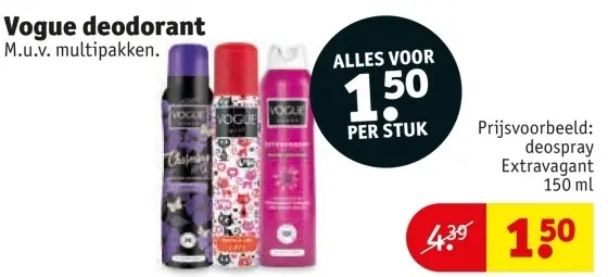 Aanbieding: deodorant