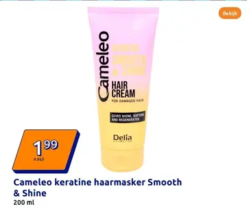 Aanbieding: Cameleo keratine haarmasker Smooth & Shine