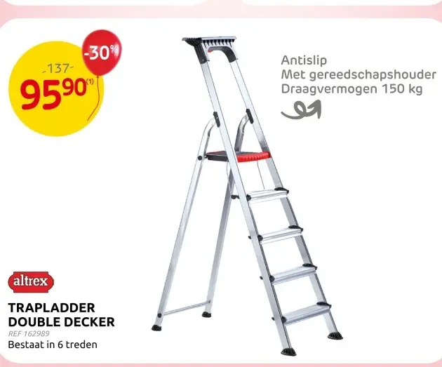 Promotie: Trapladder double decker