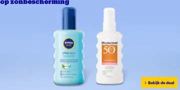 Aanbieding: NIVEA SUN after sun hydrate Biodermal ZONNESP