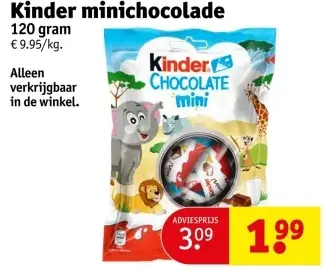 Aanbieding: minichocolade