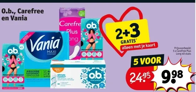 Promotie: O.b., Carefree en Vania