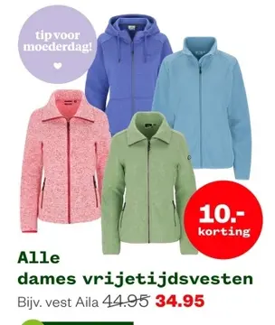 Aanbieding: Alle dames vrijetijdsvesten