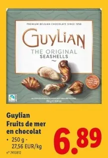 Offre: Fruits de mer en chocolat