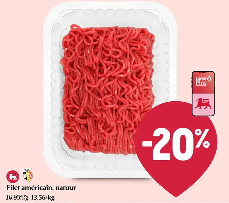 Promotie: Filet américain, natuur