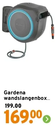 Aanbieding: Wandslangenbox roll-up 25 meter