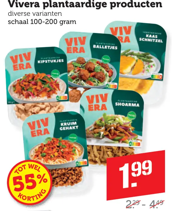 Aanbieding: Plantaardige producten