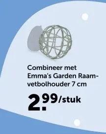 Promotie: Raamvetbolhouder