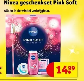 Aanbieding: Nivea geschenkset Pink Soft