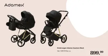 Aanbieding: Kinderwagen Adamex Quantum Black