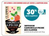 Offre: Infusion camomille peche bio