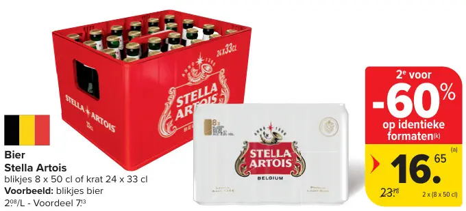 Promotie: Bier blikjes of krat